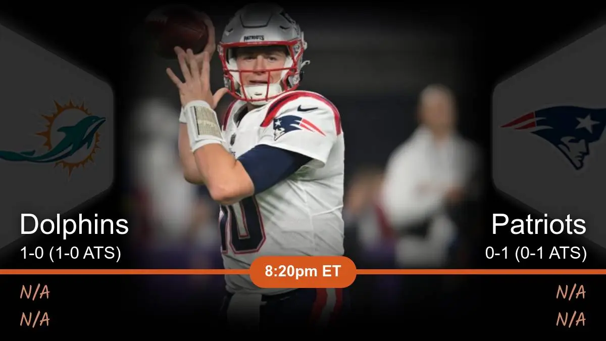 Miami Dolphins vs. New England Patriots: Prediction, NFL picks, odds for  NFL Week 2 (9/17/2023) 