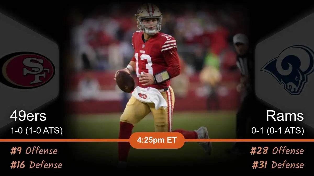 San Francisco 49ers vs Los Angeles Rams Prediction