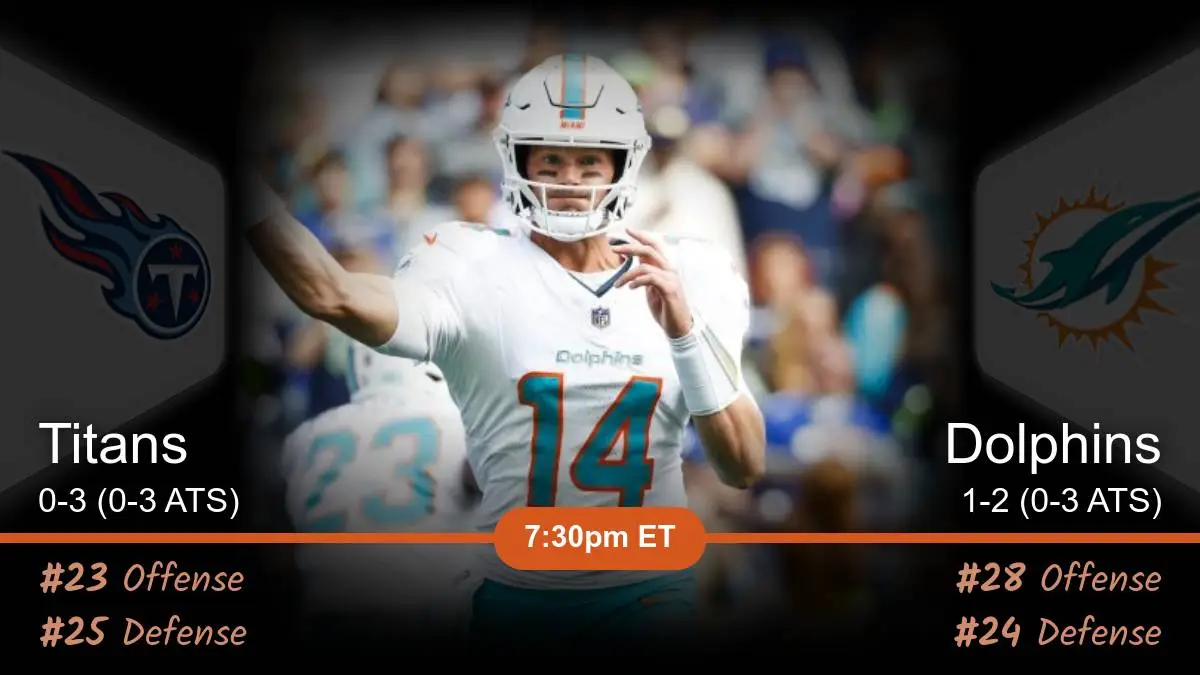 Tennessee Titans vs Miami Dolphins Prediction