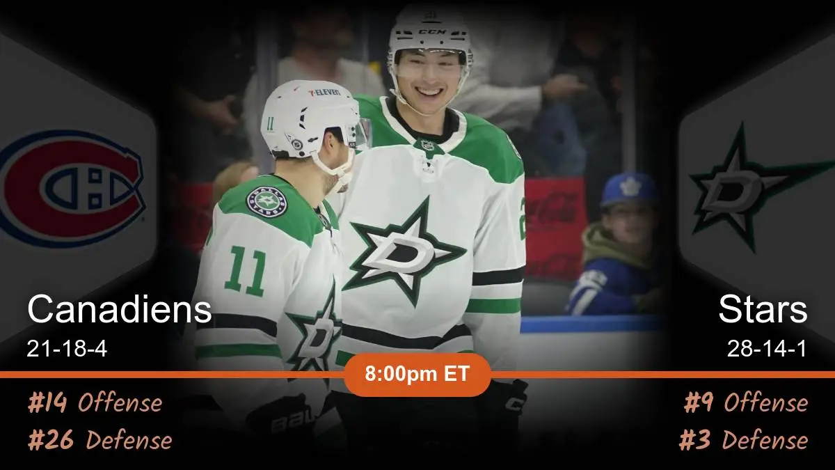 Montreal Canadiens vs Dallas Stars Prediction