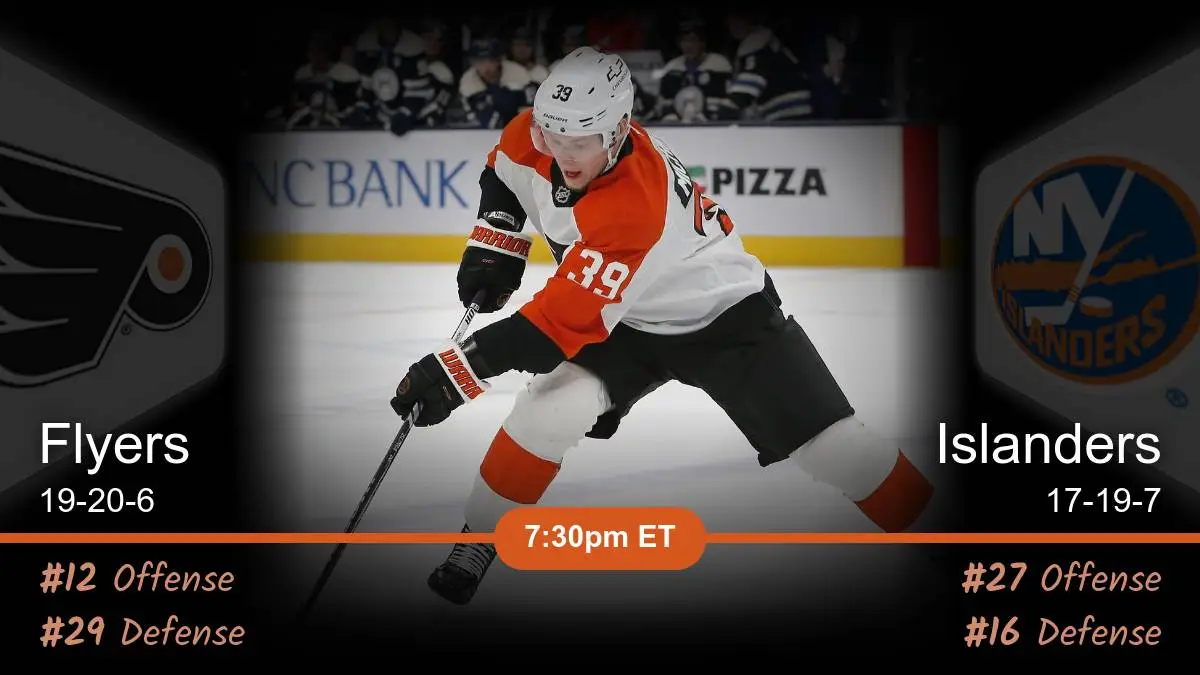 Philadelphia Flyers vs New York Islanders Prediction