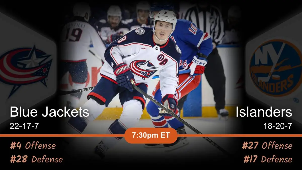 Columbus Blue Jackets vs New York Islanders Prediction