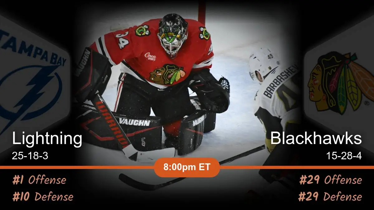 Tampa Bay Lightning vs Chicago Blackhawks Prediction