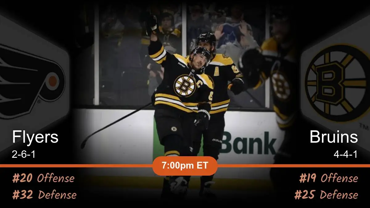 Philadelphia Flyers vs Boston Bruins Prediction