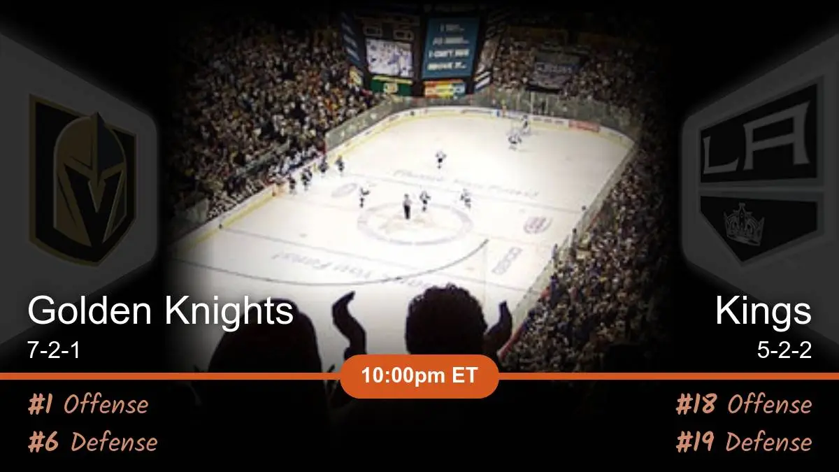 Vegas Golden Knights vs Los Angeles Kings Prediction