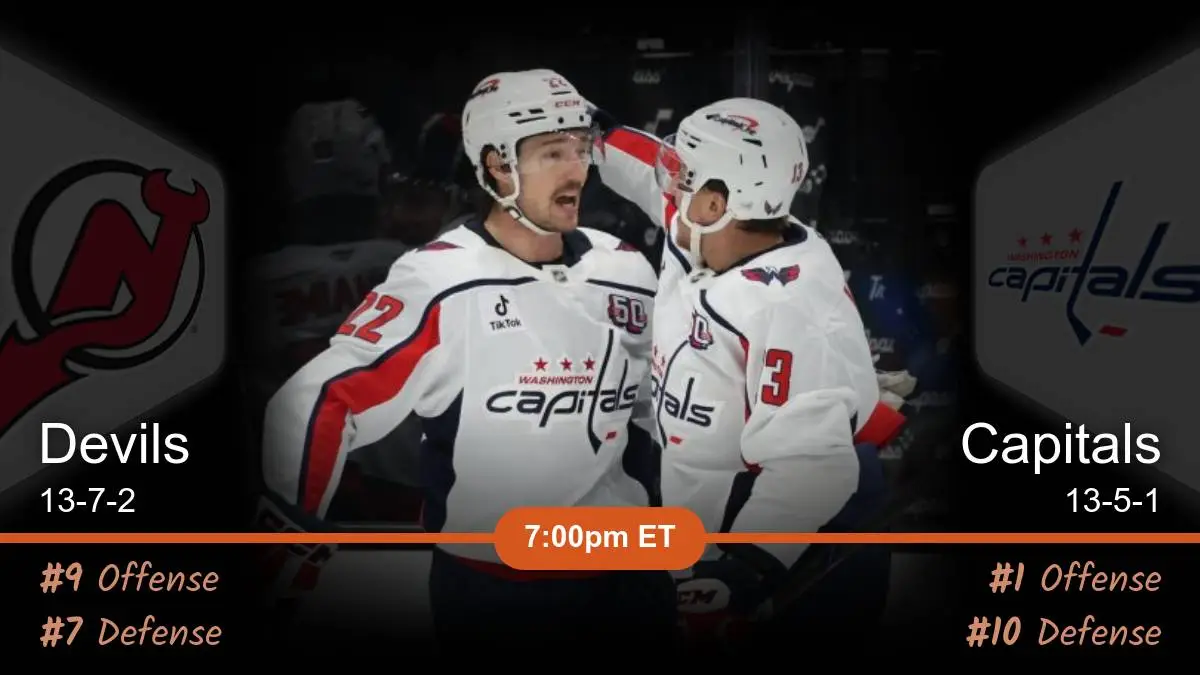 New Jersey Devils vs Washington Capitals Prediction