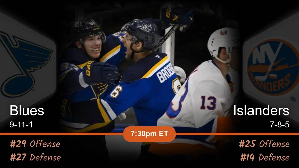 St. Louis Blues vs New York Islanders Prediction