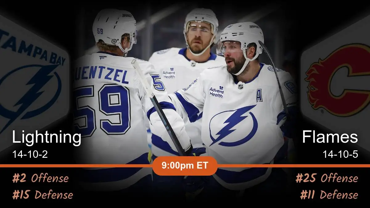 Tampa Bay Lightning vs Calgary Flames Prediction