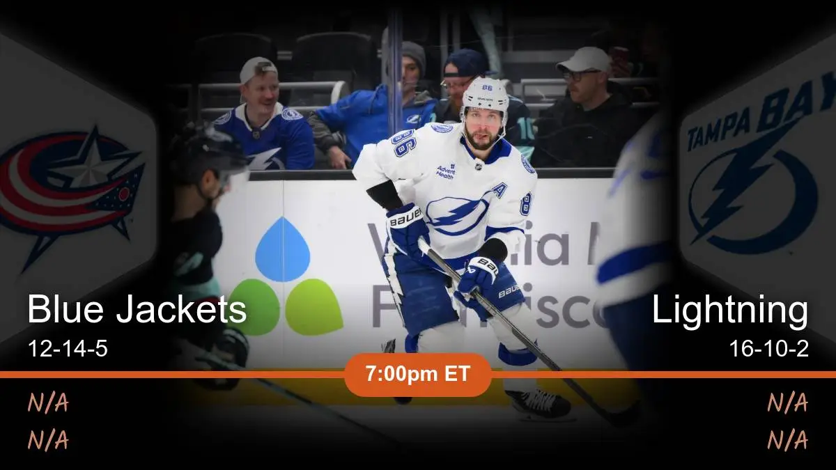 Columbus Blue Jackets vs Tampa Bay Lightning Prediction