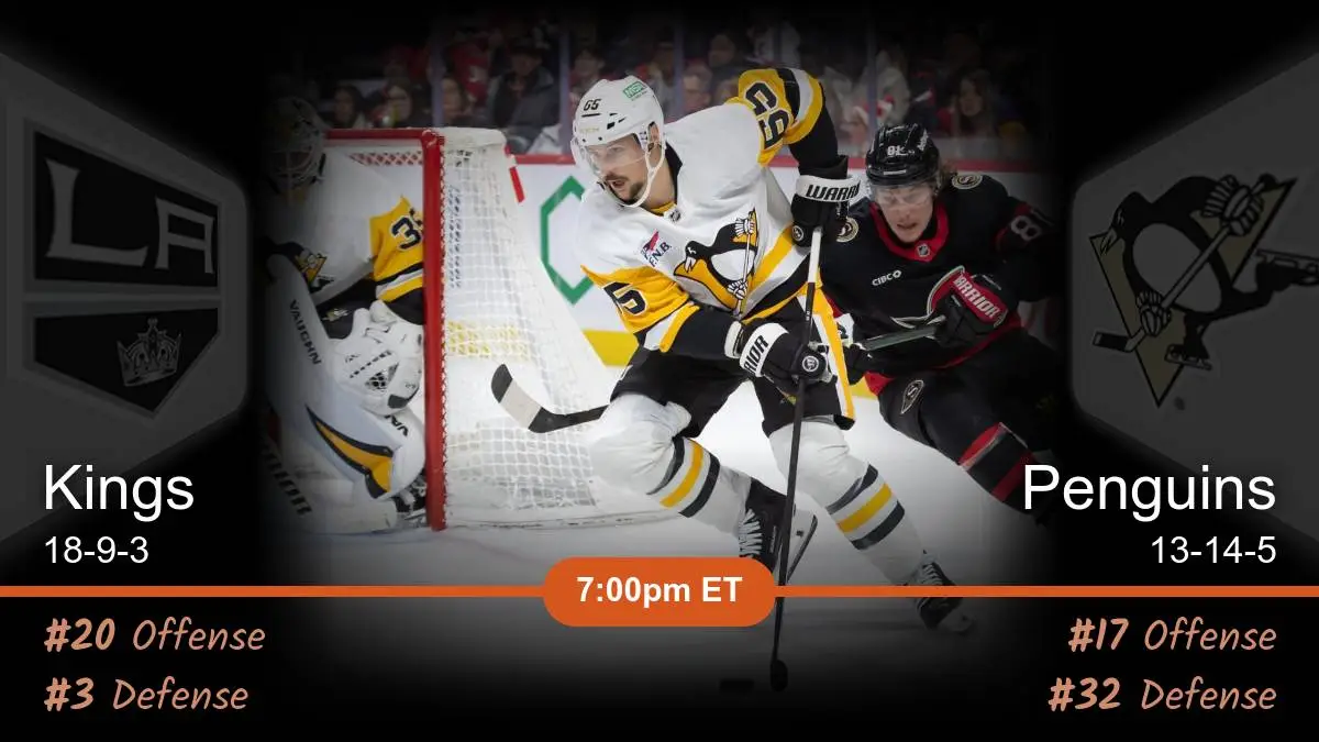 Los Angeles Kings vs Pittsburgh Penguins Prediction