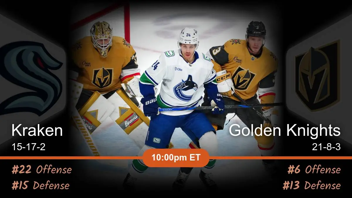 Seattle Kraken vs Vegas Golden Knights Prediction