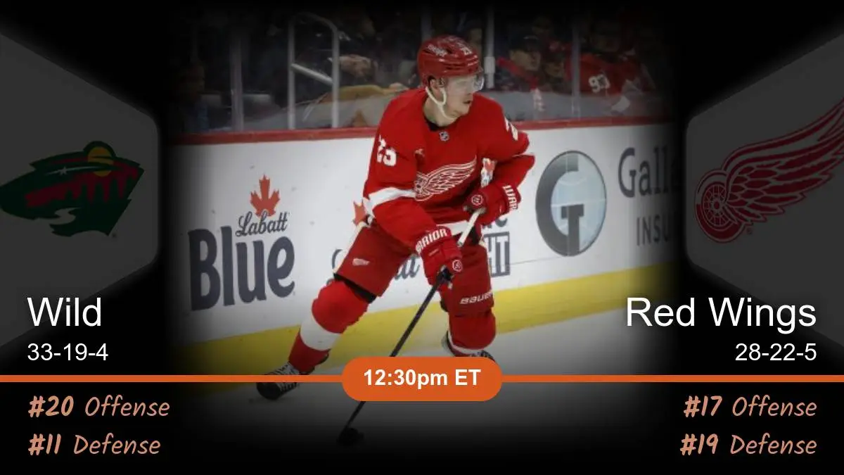 Minnesota Wild vs Detroit Red Wings Prediction