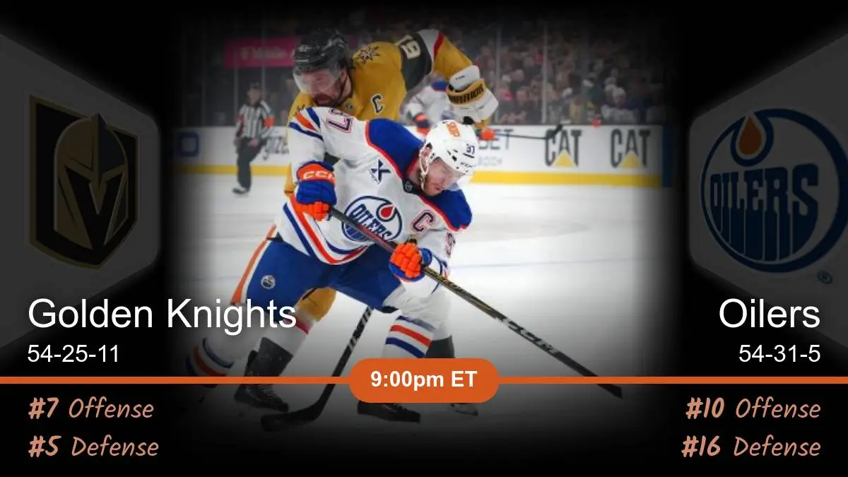 Vegas Golden Knights vs Edmonton Oilers Prediction Vegas Golden Knights vs Edmonton Oilers Prediction