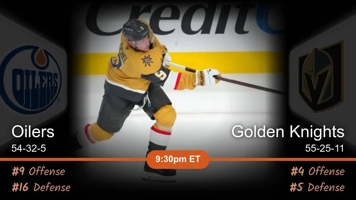 Edmonton Oilers vs Vegas Golden Knights Prediction Edmonton Oilers vs Vegas Golden Knights Prediction