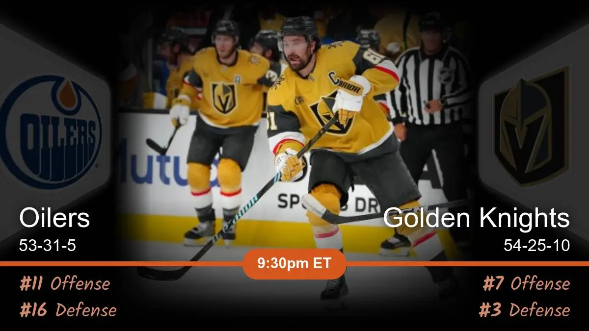 Edmonton Oilers vs Vegas Golden Knights Prediction Edmonton Oilers vs Vegas Golden Knights Prediction